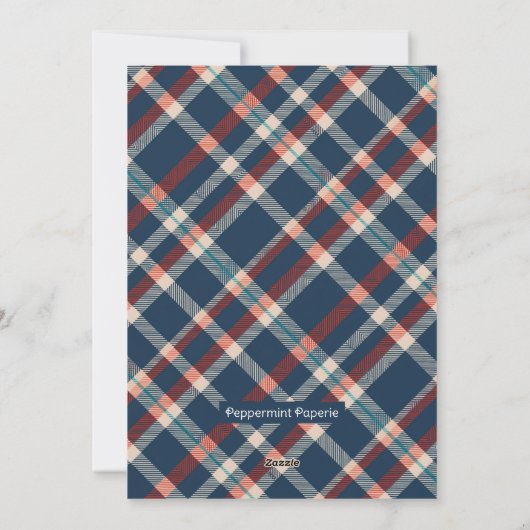 Schattigee Kitten Merriest Christmas Snowing Woodl Feestdagenkaart (Achterkant)