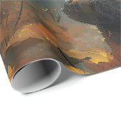 Schattigee kitten met een heks Pet decoupage Cadeaupapier (Rol Hoek)