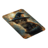 Schattigee kitten met een heks Pet flexibele magne Magneet (Rechterzijde)