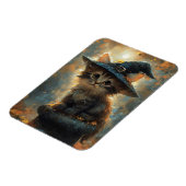 Schattigee kitten met een heks Pet flexibele magne Magneet (Linkerzijde)