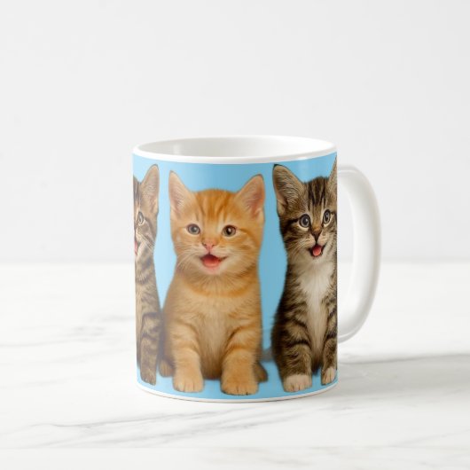 Schattigee kitten mok. koffiemok (Voorkant rechts)