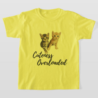 Schattigee kitten schattigheid overbelast grafisch t-shirt