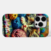 Schattigee kitten slapen onder een deken Case-Mate iPhone case (Achterkant (horizontaal))
