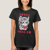 Schattigee kitten - Smash Fascism T-shirt (Voorkant)