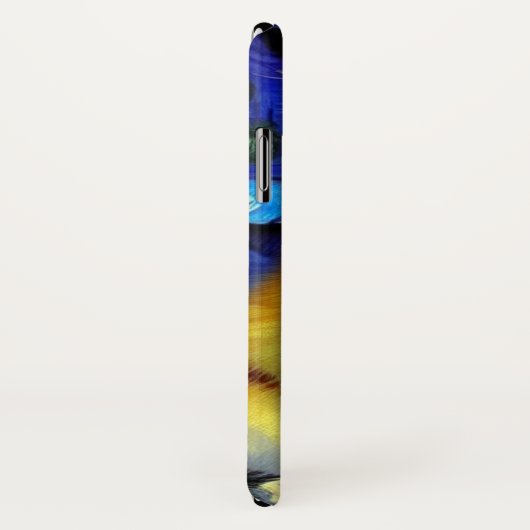 Schattigee kitten Sterrennacht Van Gogh Case-Mate iPhone Case (Achterkant / rechts)