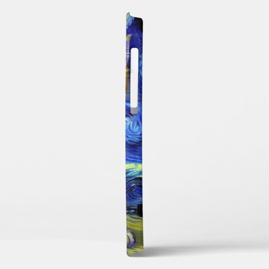 Schattigee kitten Sterrennacht Van Gogh Case-Mate iPhone Case (Achterkant / Links)