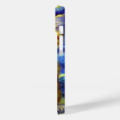 Schattigee kitten Sterrennacht Van Gogh Case-Mate iPhone Case (Achterkant / Links)