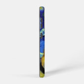 Schattigee kitten Sterrennacht Van Gogh Samsung Galaxy Hoesje (Rechterkant)