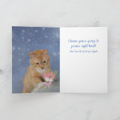 Schattigee kittenkanker ondersteuning kaart (Binnen)