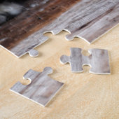 Schattigee Kittens die voor een bakstenen muur zit Legpuzzel (Zijkant)