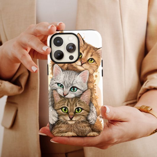 Schattigee Kittens iPhone Case | Schattige Cat Lov