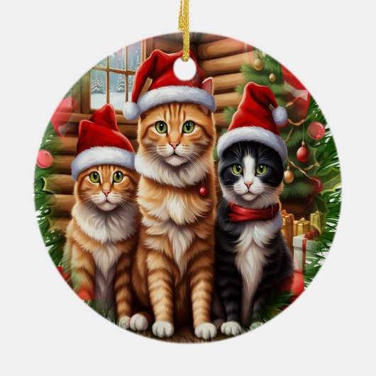 Schattigee kittens keramisch ornament (Achterkant)