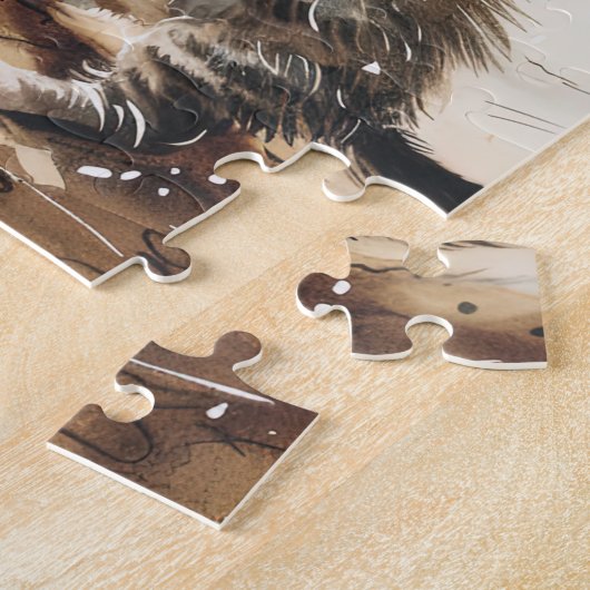 Schattigee Kittens kerstboom Legpuzzel (Zijkant)