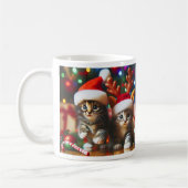 Schattigee kittens met Sinterklaas en rendieren pe Koffiemok (Links)