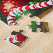 Schattigee kittens met Sinterklaas en rendieren pe Legpuzzel (Zijkant)