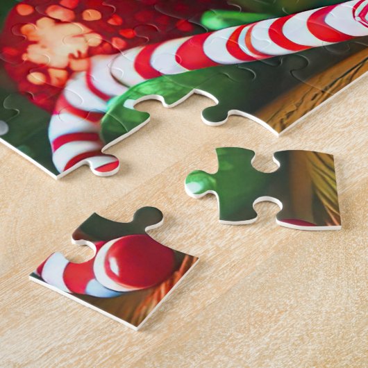 Schattigee kittens met Sinterklaas en rendieren pe Legpuzzel (Zijkant)