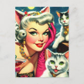 Schattigee Kittens Pin-up Briefkaart (Voorkant)