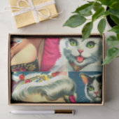 Schattigee Kittens Pin-up Tissuepapier (Geschenk)