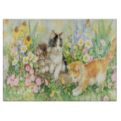 Schattigee Kittens snijplank (Voorkant)
