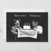 Schattigee Kittens Verjaardagsfeest Kaart (Voorkant)