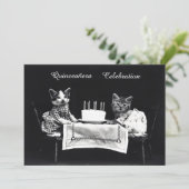 Schattigee Kittens Verjaardagsfeest Kaart (Staand voorkant)