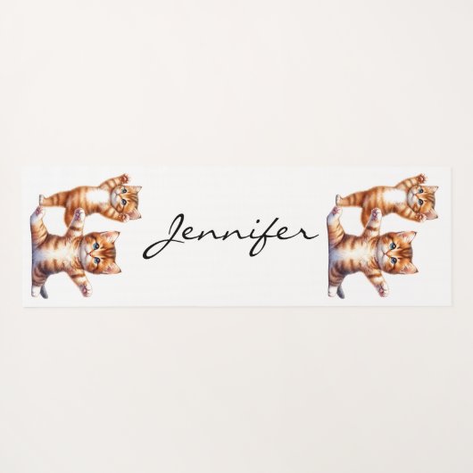 Schattigee Kittens Yoga Mat (Achterkant (horizontaal))