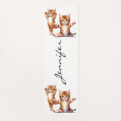 Schattigee Kittens Yoga Mat (Voorkant)