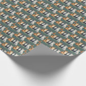 Schattigee Kittens zien er gelukkig uit Cadeaupapier (Hoek)