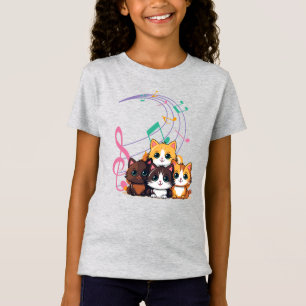 Schattigee Kittens zingen T-shirt