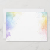 Schattigee Kitty Cat Baby shower Party Foto Kaart (Achterkant)