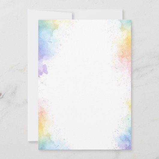 Schattigee Kitty Cat Baby shower Party Kaart (Achterkant)