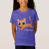 Schattigee Kitty Cat I Steal Hearts T-shirt (Voorkant)
