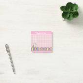 Schattigee Kitty Cat Roze Gedachten voor vandaag Post-it® Notes (Kantoor)