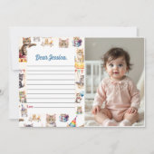 Schattigee Kitty Cat Time Capsule Opmerking Berich Kaart (Voorkant)