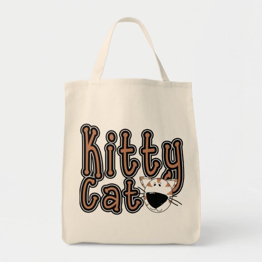Schattigee Kitty Cat Tshirts en Cadeaus Tote Bag (Voorkant)