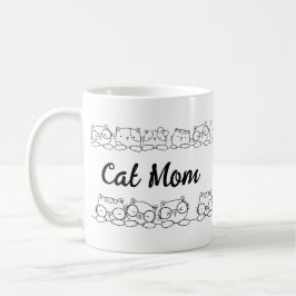 Schattigee Kitty Cats Kat Mama Monogram Koffiemok
