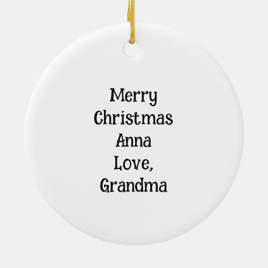 Schattigee kitty kat spelen buiten op kerstavond keramisch ornament (Achterkant)