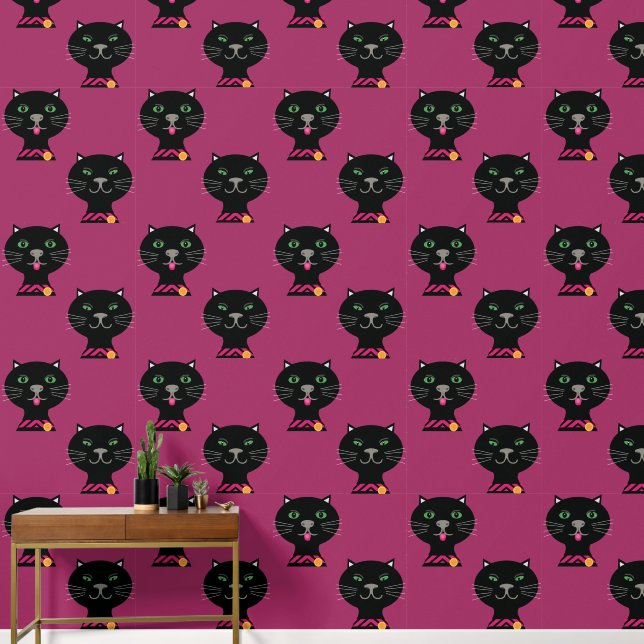 Schattigee kitty katten Wallpaper Behang (Hal)