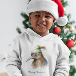 Schattigee Kiwi Bird in Christmas Elf Pet, op maat