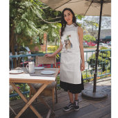 Schattigee Kiwi Bird in Christmas Elf Pet, op maat Schort