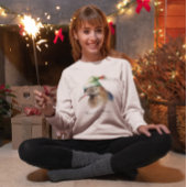Schattigee Kiwi Bird in Christmas Elf Pet, op maat T-shirt