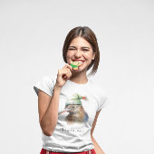 Schattigee Kiwi Bird in Christmas Elf Pet, op maat T-shirt