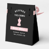 Schattigee klant op maat handgemaakte Mode Boutiqu Bedankdoosjes (Achterkant)