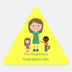Schattigee klasse Stickers voor kleuterschool Kind