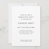 Schattigee Klasse van 2025 afstuderen foto Aankondiging (Achterkant)