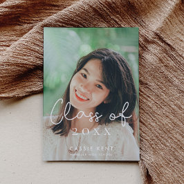 Schattigee Klasse van 2025 afstuderen foto Aankondiging