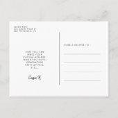 Schattigee Klasse van 2025 afstuderen foto Briefkaart (Achterkant)