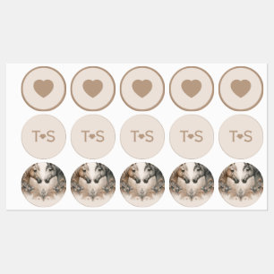 Schattigee klassieke multifunctionele labels