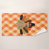 Schattigee, klassieke /  Thanksgiving Turkije Badhanddoek (Badhanddoek)