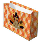 Schattigee, klassieke / Thanksgiving Turkije Groot Cadeauzakje (Voorkant Gekanteld)